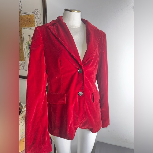 R.e.d Valentino Garavani Velvet Blazer - Picture 1 of 14